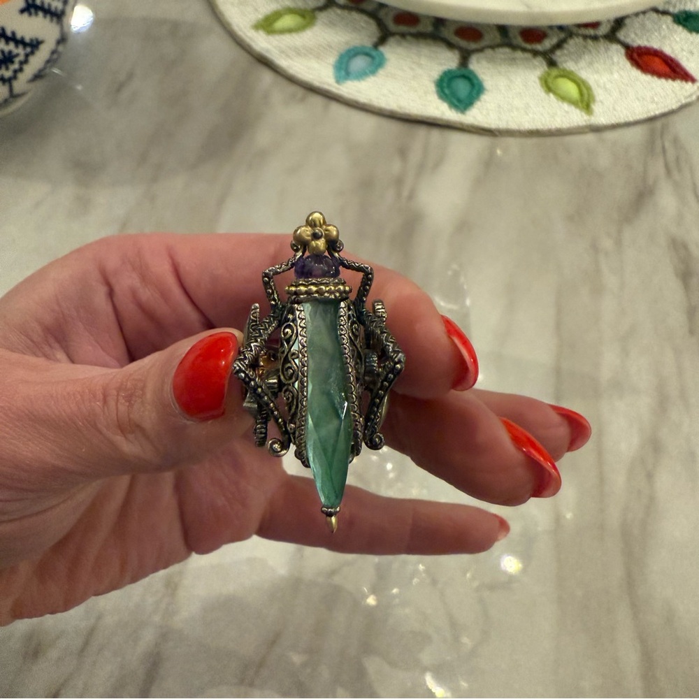 Barbara Bixby Grasshopper Ring - Picture 5 of 8